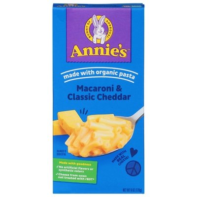Annies Homegrown Macaroni & Classic Cheddar 12/6 Oz [UNFI #0693333]