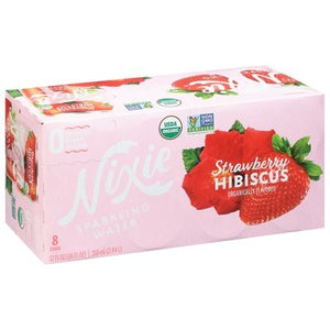 Nixie Sparkling Water Strawberry Hibiscus 3/8/12 Fz [UNFI #2755619]