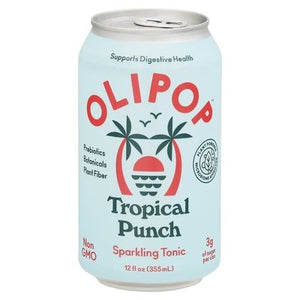 Olipop Sparkling Tonic Tropical Punch 12/12 Fz [UNFI #2813640]