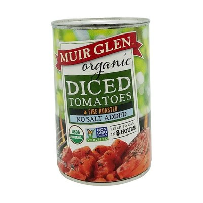 Muir Glen Tomatoes No Salt Added Fire Roasted Diced 12/14.5 Oz [UNFI #0595561]