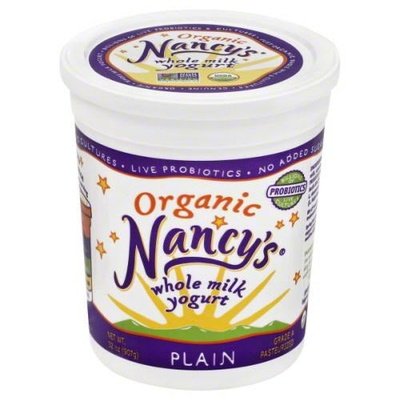 Nancys Springfield Creamery Yogurt Organic Whole Milk Probiotic Plain 6/32 Fz [UNFI #0280677]