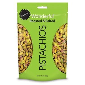 Wonderful Pistachios Roasted & Salted No Shells 12/12 Oz [UNFI #1578723]